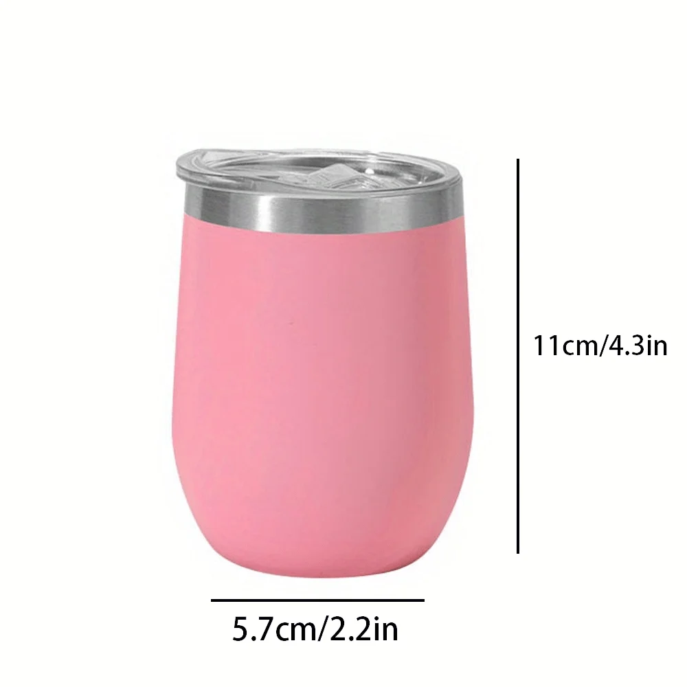 Custom Name Heart Stainless Steel Wine Tumbler, Personalized Name Insulated Cup, Portable Travel Coffee Wine Mug Gift for Women.