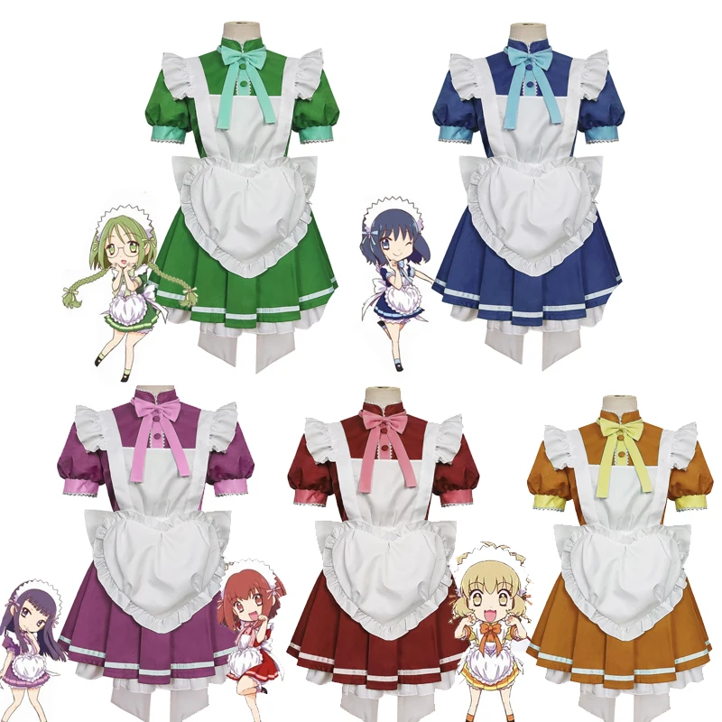 

Tokyo Mew Mew Momomiya Ichigo Maid Dress Midorikawa Retasu Cosplay Costume Japanese Candy Girl Lolita Coffee Uinform Outfit