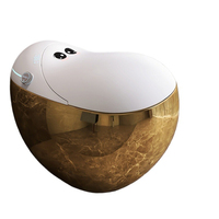 Golden smart toilet household fully automatic with water tank integrated without water pressure limit