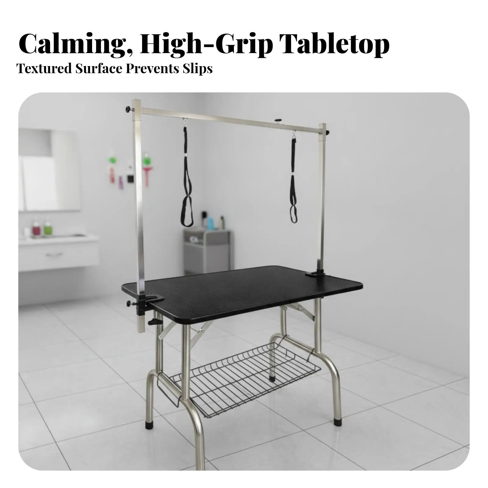 dog-grooming-table-with-shelf-foldable-folding-grooming-table-furniture-portable-anti-slip-for-pet-groomers