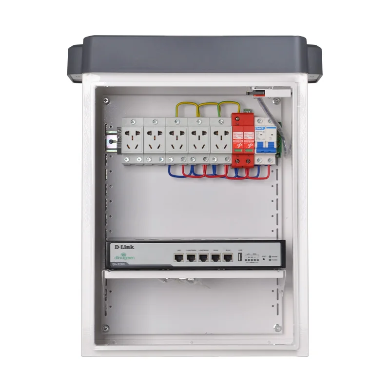 Outdoor Steel Metal Electrical Telecom Cabinet Control Box IP55 Pole Mount CCTV Enclosure for HARWELL