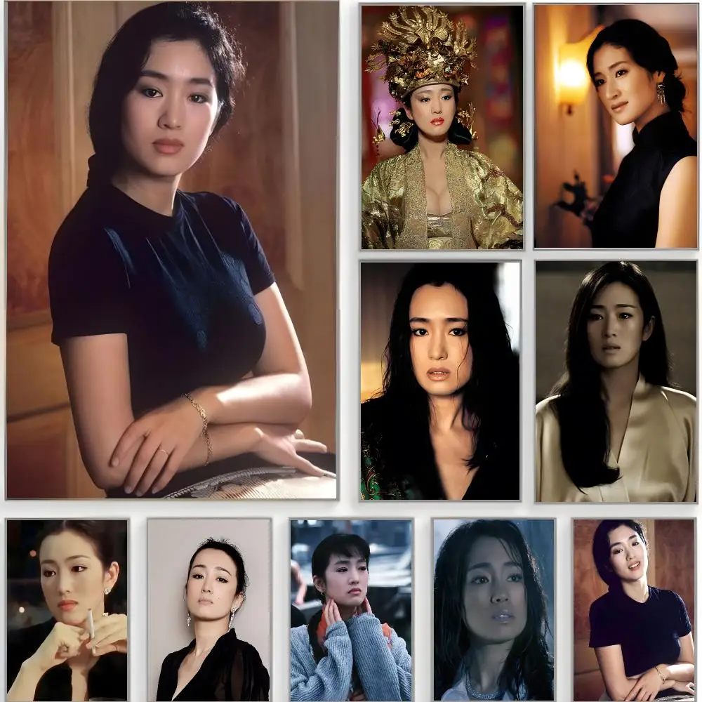 classic actress g-gong li Poster Classic Wall Art  Home Decor  Peel and Stick Unframed