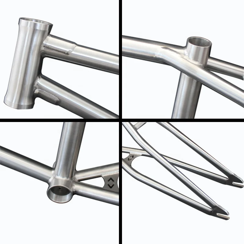 Titanium alloy BMX bike frame