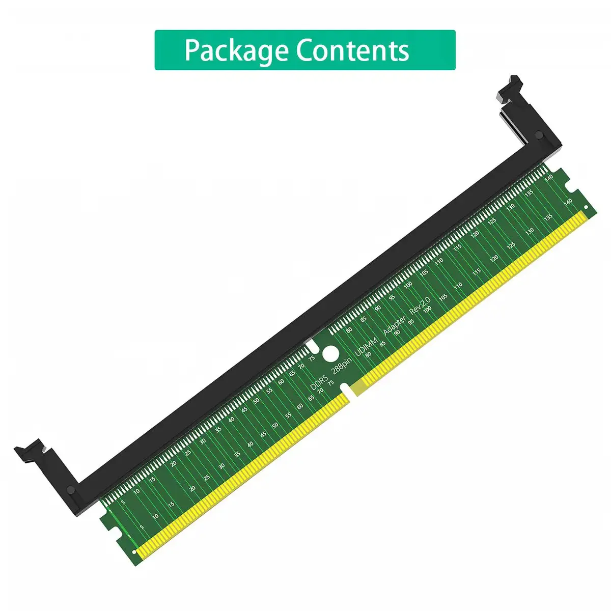 DDR5 memory adapter card protection slotMemory test adapter boardDDR5 adapter card 5th generation memory protection slot