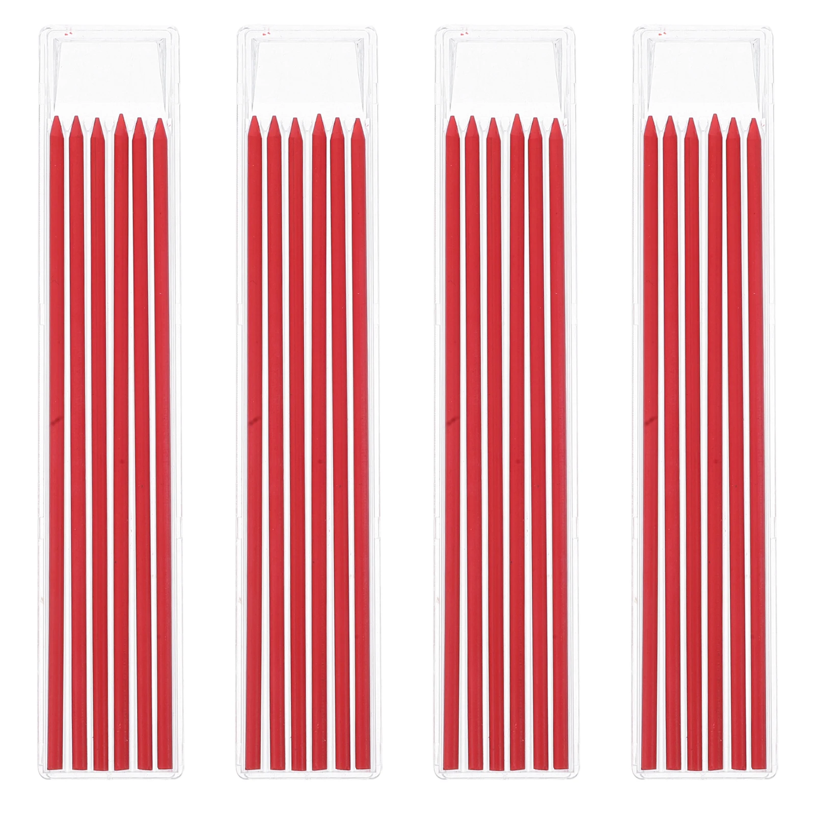 

48pcs Woodworking Pencil Refills Carpenters Replacement Construction Marker Mechanical Durable Solid Refill for Wood Glass Metal