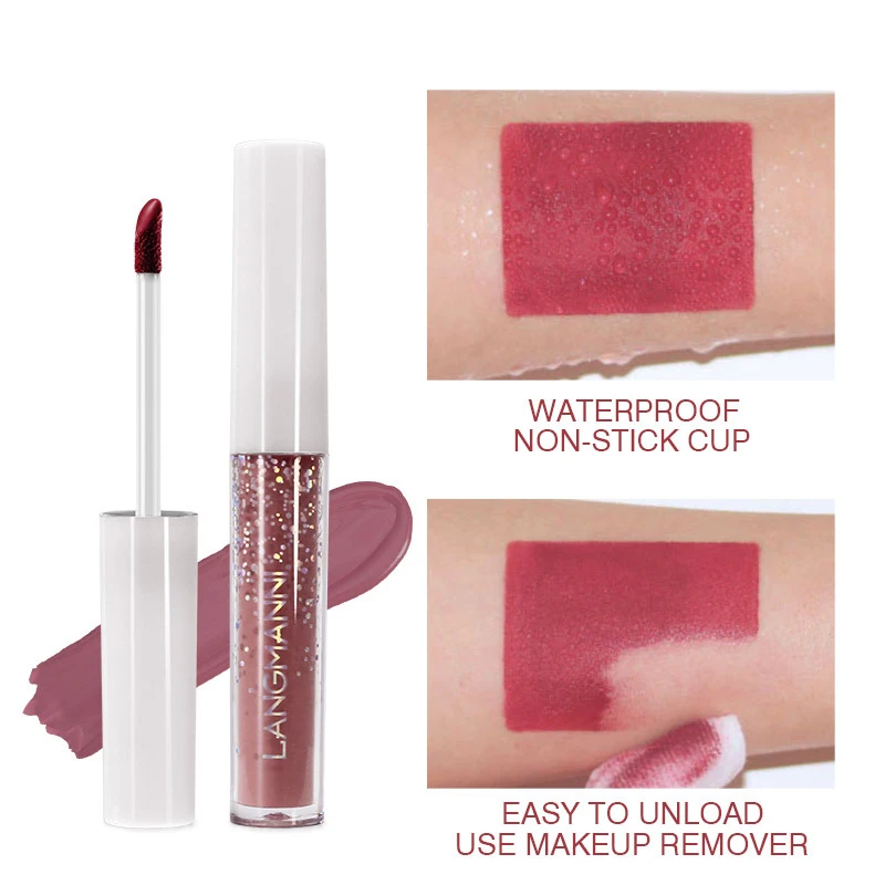 マットベルベットリップグロスセット,長持ち,防水,高度に着色,保湿,すべての肌へのギフト,24個