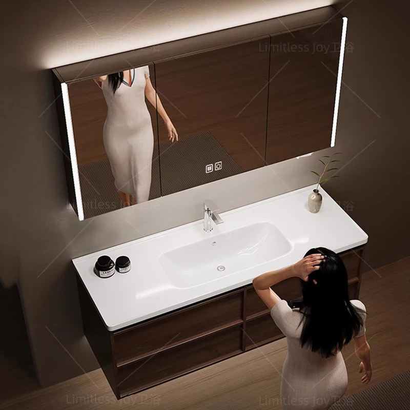 Modern Luxury Bathroom Cabinet Organizer Storage Toilet Partitions Drawers Paper Cupboard Display Archivadores Trendy Furniture