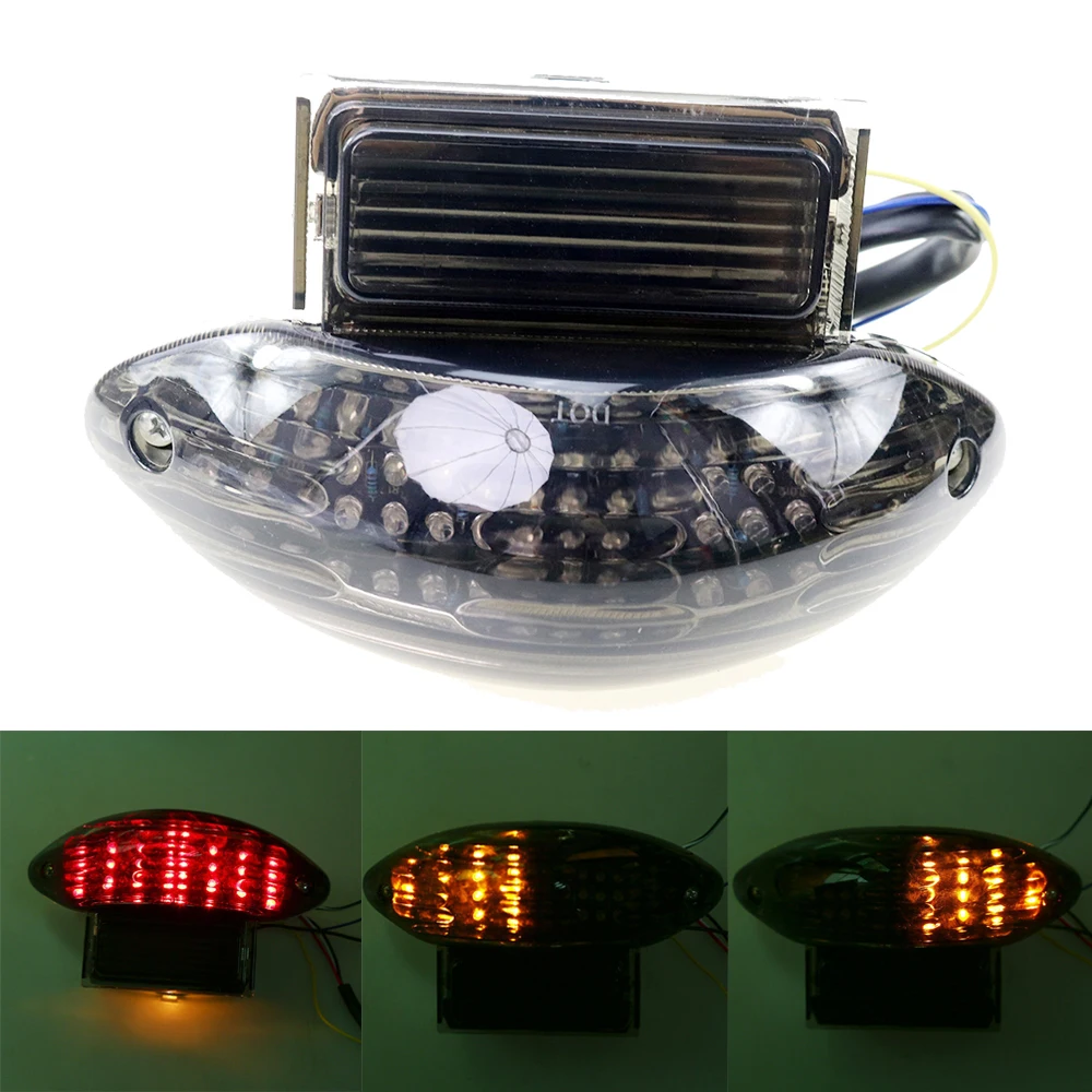 Tail Light Brake Turn Signal Integrated LED Light For Suzuki Hayabusa GSX1300R 1999-2007 2000 2001 2002 2003 2004 2005 2006