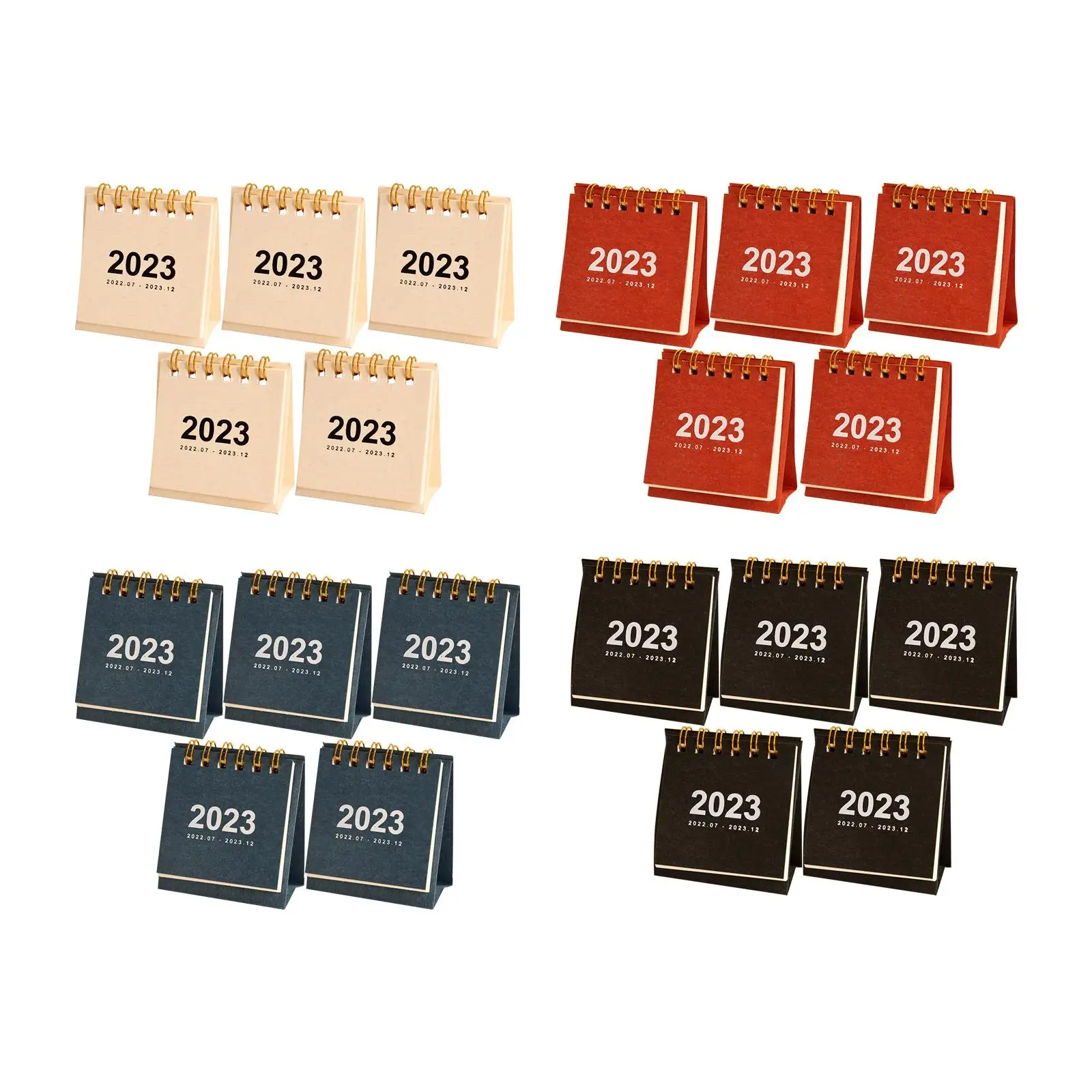 2023 Desk Calendar Ornament Durable New Year Desk Calendar for Home Desk Accessories