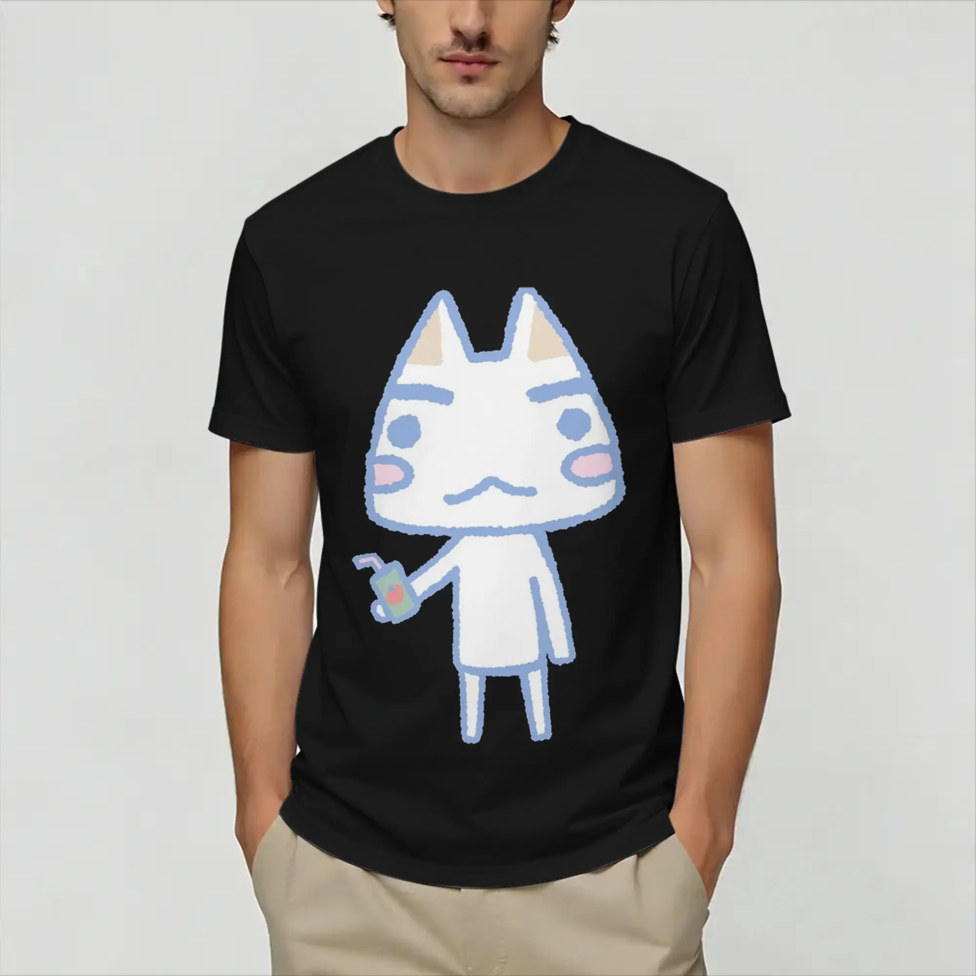 Toro Inoues   Cotton T Shirt For Men Summer  Classic T Shirts O Neck Harajuku Tees Oversized Wholesale Clothing