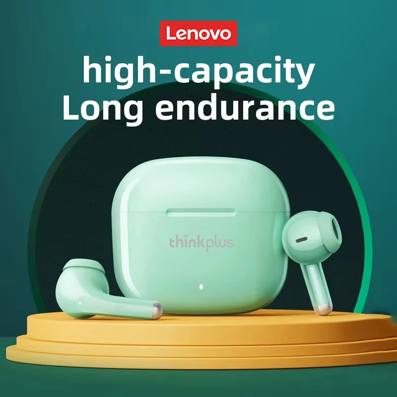 새로운 Lenovo LP40 Pro Bluetooth V5.3 이어폰 펀치 베이스 사운드 헤드셋 완전 호환 저 대기 시간 게임 스포츠 음악 헤드폰 썸네일 4