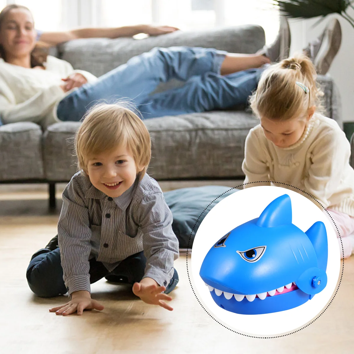 Finger Biting Toys Childrens Children’s Shark Mouth Game Chew Dentist Bite Plastic