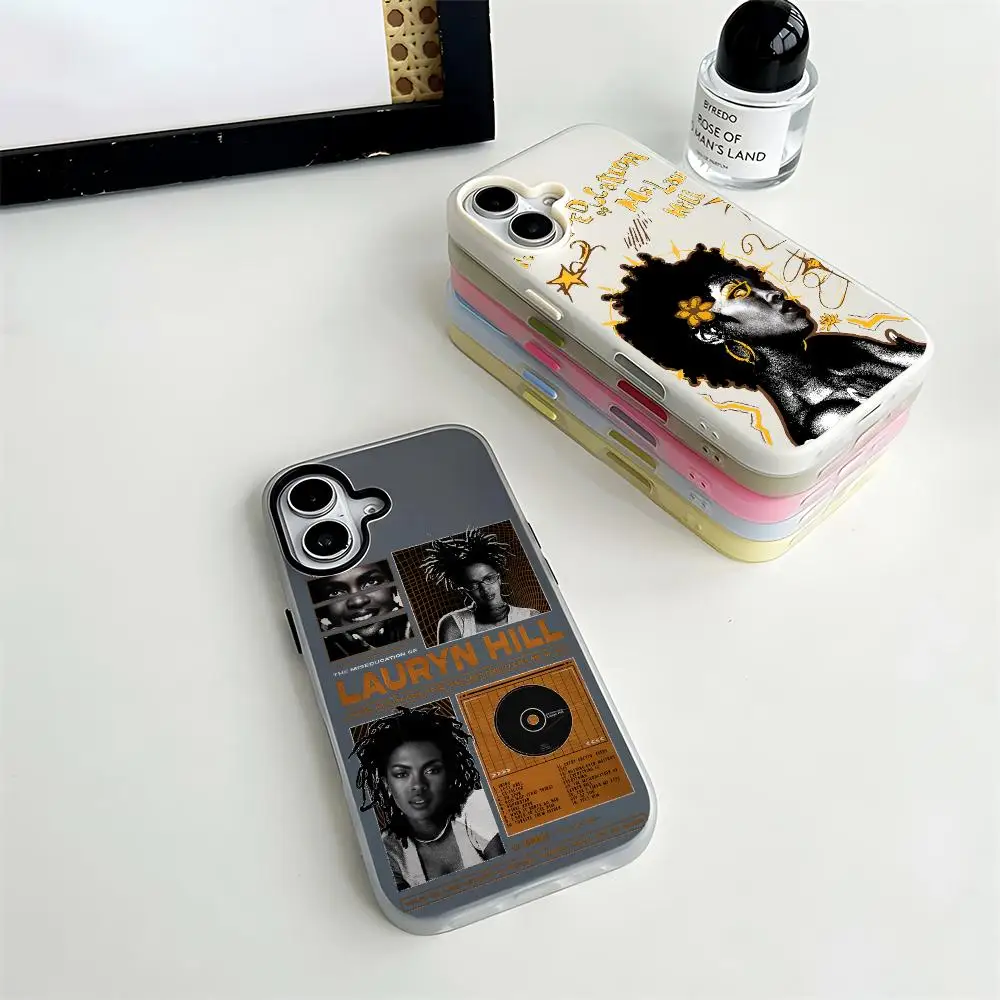 Singer Cool Ms L-Lauryn Hill Phone Case For IPhone 17 16 15 14 13 12 11 Pro Max Plus Mini Case Clear Jelly Shockproof Soft Cover