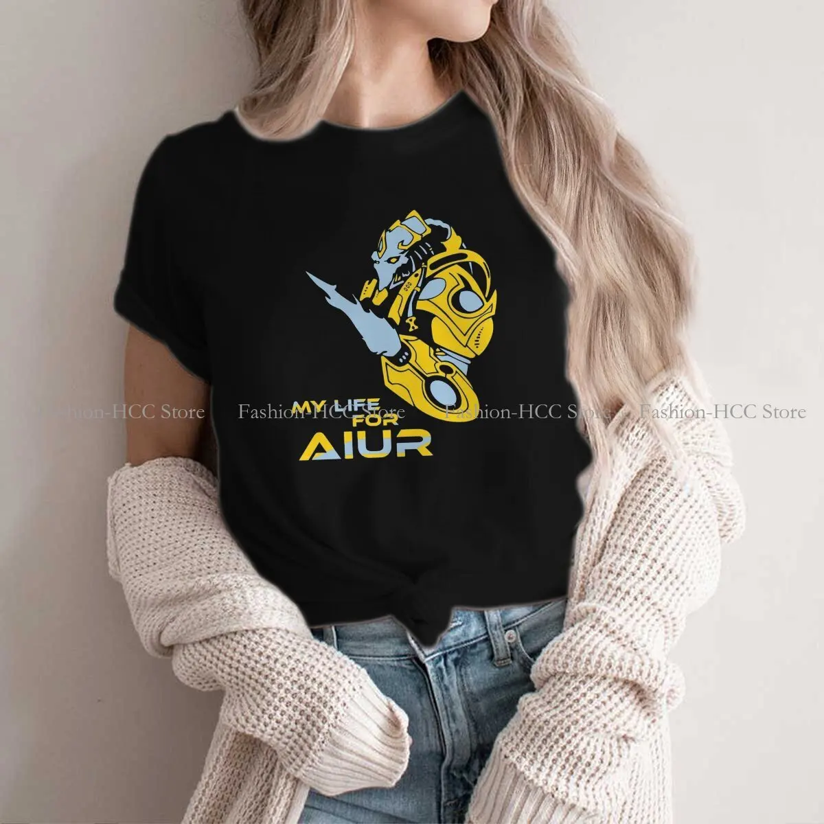 StarCraft Military Science Game Polyester TShirt for Women My Life for Aiur Soft Leisure Sweatshirts T Shirt High Quality