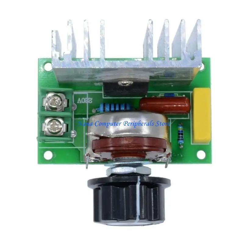 F68C 220V 4000W SCR Regulator Dimming Dimmer Thermostat Electronic Regulator Module Motor Speed Controller
