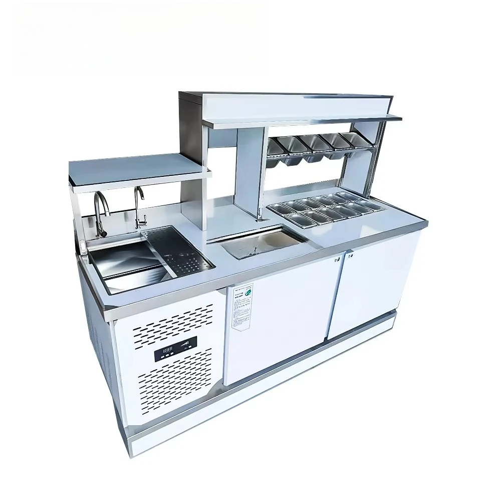 Customized Bartender Table Bars/Pub/Cafe Commercial Portable Bartender Table for Sale Stainless Steel Customized Bar Station