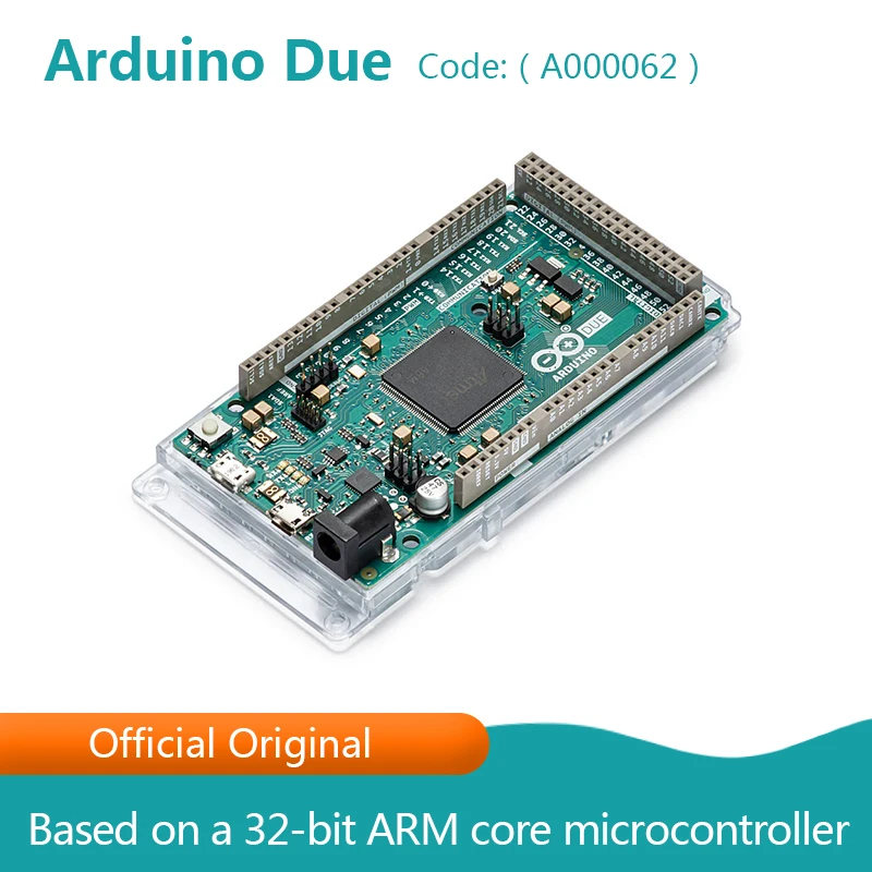 

Official Original Arduino Due A000062 AT91SAM3X8E Development Board Module Based on a 32-bit ARM Core Microcontroller