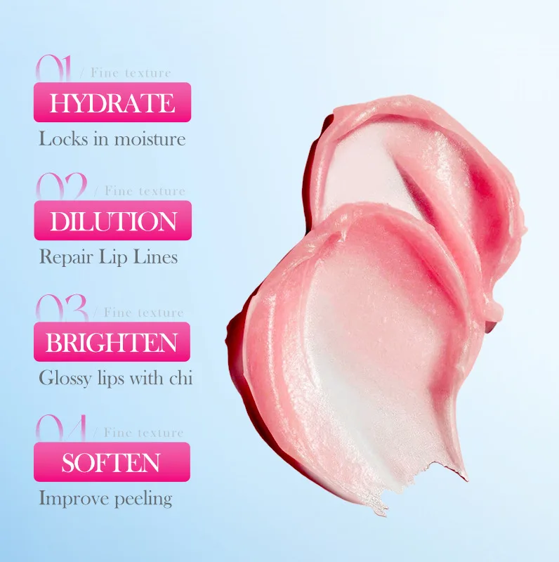 20G Beauty Hydraterende Lip Scrub Exfoliator Reparatie Droge Lip Fade Fijne Lijntjes Hydraterende Voedende Zachte, Zachte Schoonheid Lipgloss