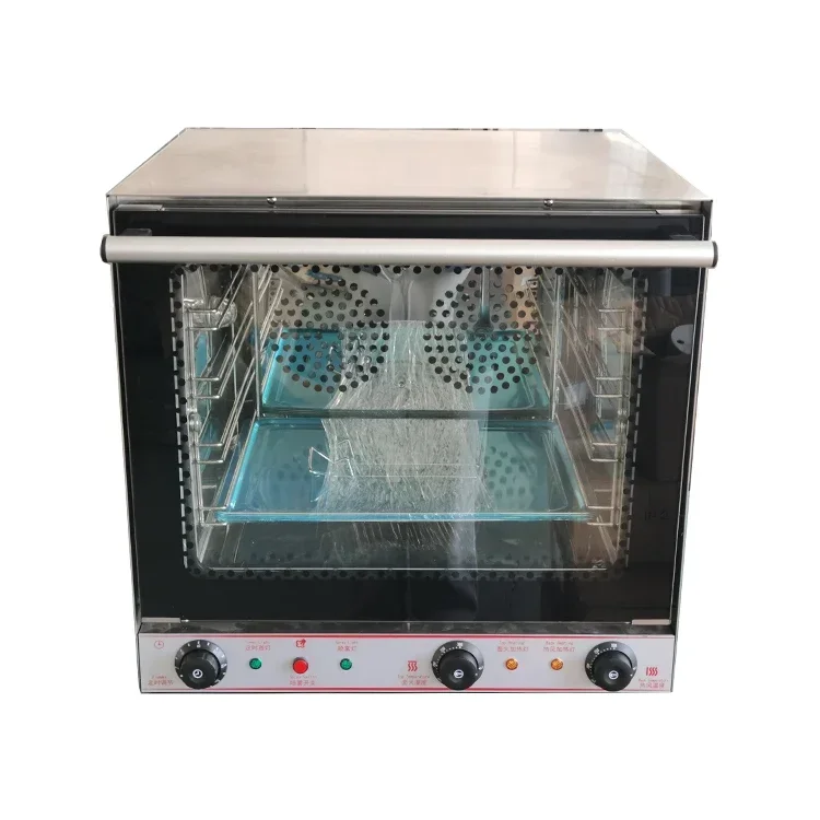 Electric Countertop Convection Oven Stainless Steel Portable with Humidity & Fan Commercial Convection oven with steam