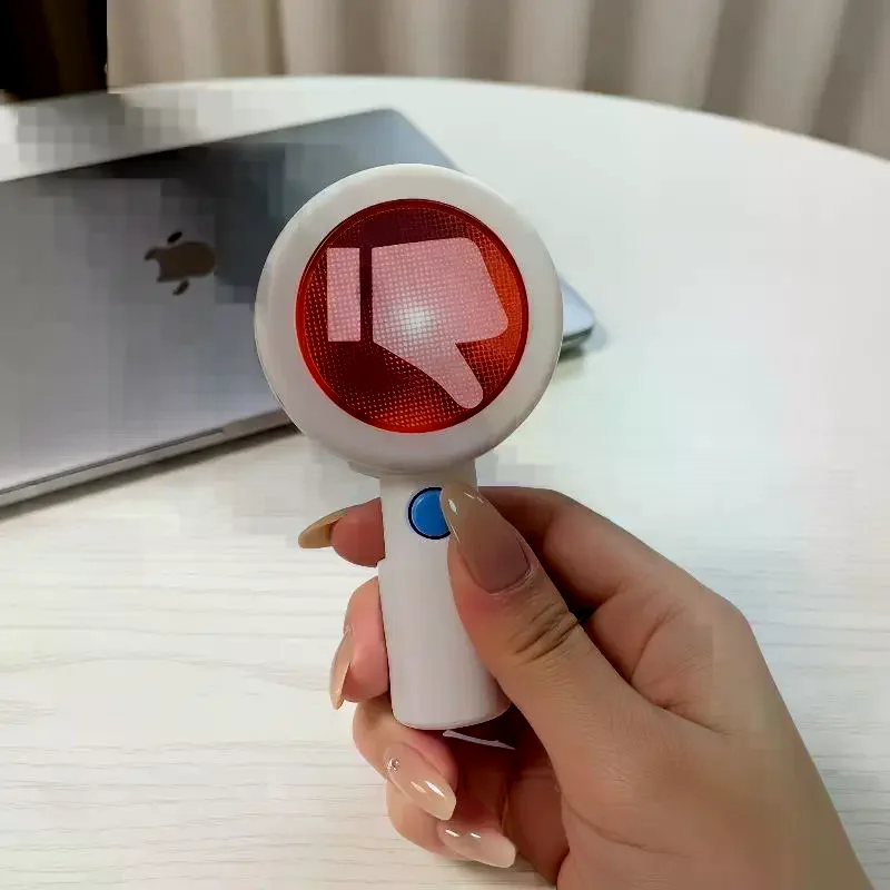 Cute LED Thumbs Up Light Up Toy Portable One Button Control Perfect For Parties Pranks Social Media Content Creation