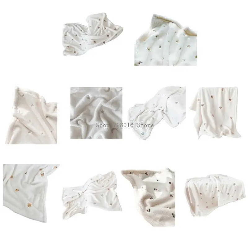 

Baby Winter Blanket for Newborns Toddlers Swaddles Wrap Infant Stroller Throw