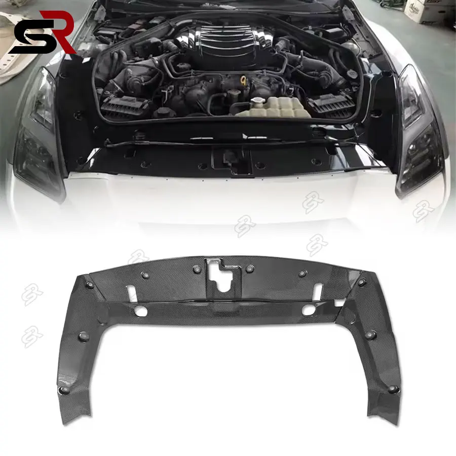 For Nissan GTR R35 2008-2018 Challenge Style Carbon Fiber Engine Bay Dress Up Car Kit