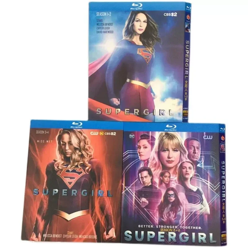 

BD Blu-ray High Definition Science Fiction American Drama Super Girl Superwoman Seasons 1–6 19-Disc Box