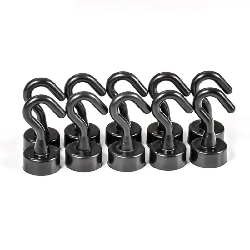 a98e-20pcs-磁気フック-パンチフリー壁用マグネットフック-キー用-コート吊り下げハンガー-キッチン冷蔵庫-バスルーム-オフィスオーガナイザー