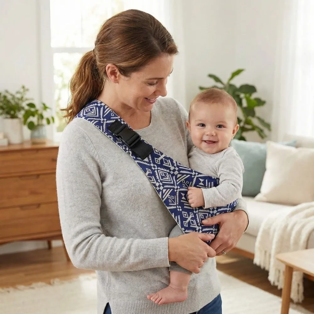 

Композитный губчатый слинг-переноска для младенцев, регулируемый, удобный, прочный, из полиэстера, для новорожденных, с защитой