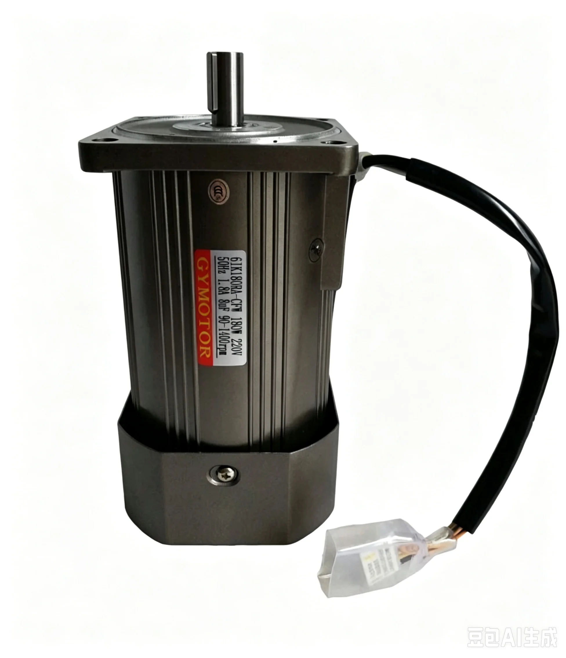 AC 110V 220V 380V 180W 1400rpm Single/Three-Phase Shaft 14mm, Size 104*104mm  Adjustable/Variable Speed, Constant/Fixed AC Motor