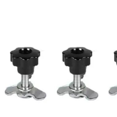 Camping Setup Rail End Fittings Anti-slip Screw Connectors Galvanized Steel Connectors Aviation Rail Connectors Cargo Safety