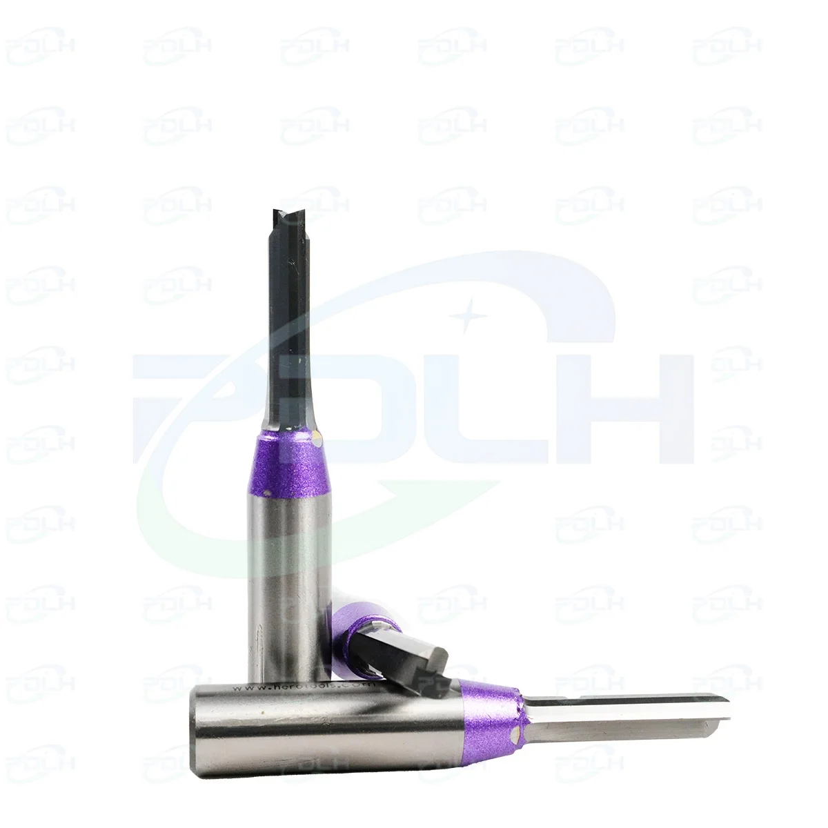 5PCS 8mm 2 Flutes TCT Straight Bit EndMill Cutter Carbide Cutter For MDF Plywood Chipboard  Tool