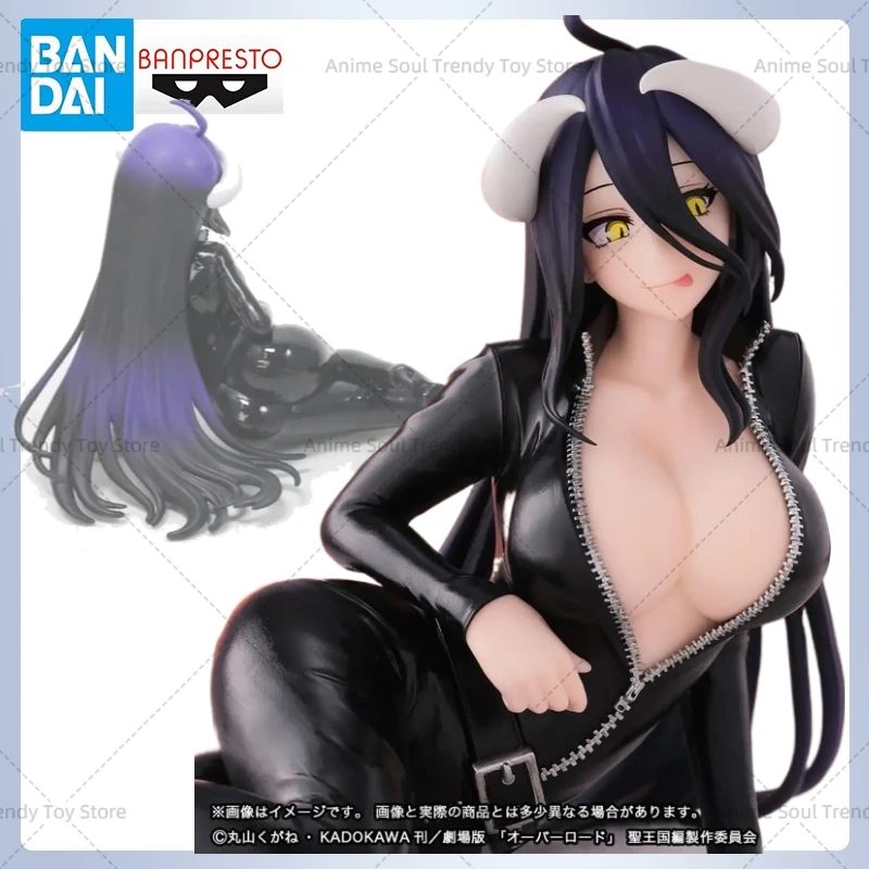 

BANDAI оригинальная экшн-фигурка BANPRESTO OVERLORD IF-Relax Time Albedo, популярная аниме-фигурка, модель, подарки, коллекционные фигурки для детей, подарки