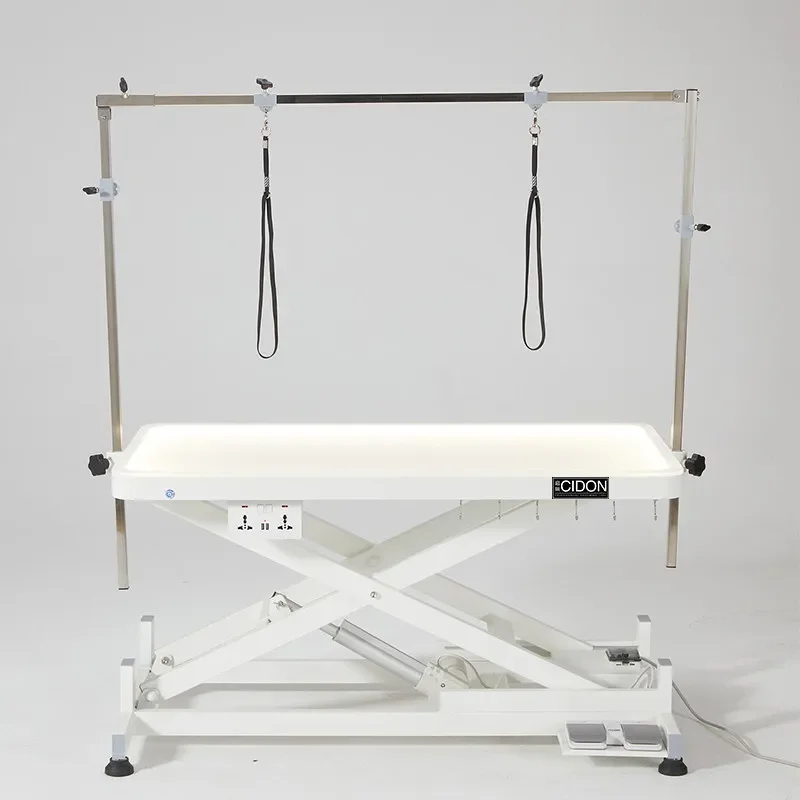 for Kaiduan CIDON 833pro Electric Lifting Dog Grooming Table Large Pet Square Beauty Station with Light for Hair Cutting