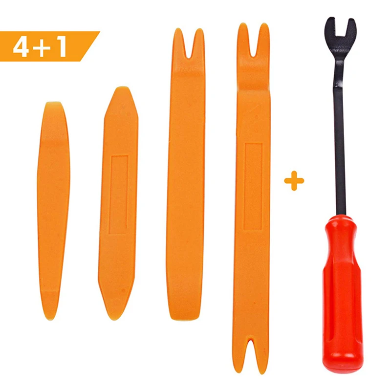 Auto Door Clip Panel Trim Removal Tool Kits Navigation Disassembly Blades Car Interior Plastic Seesaw Conversion Repairing Tools