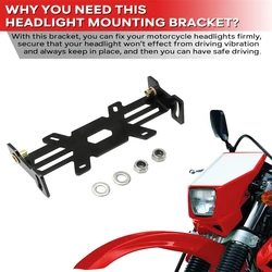 DR-650 DRZ-400 Motorcycle Led Headlight Mounting Bracket For Suzuki DR 650 4x6 DRZ400 DRZ 400 Lamps Bracket Holder Accesories