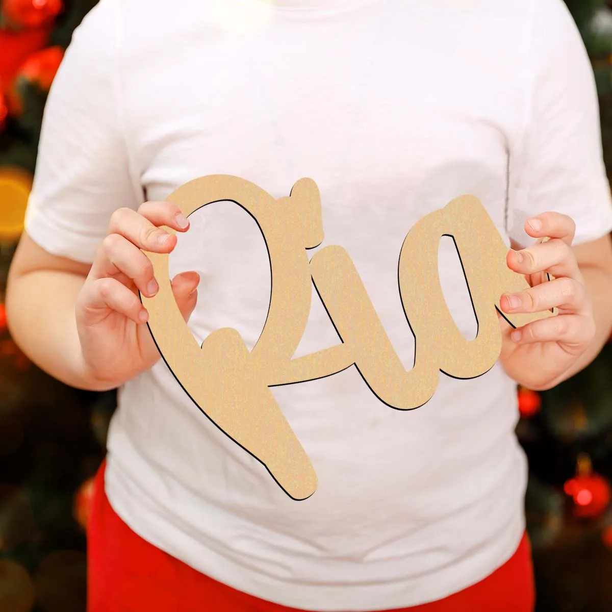 1pc Diy Ria example Custom Name Wooden Sign Wooden Decor Wood Material Handcrafted with Elegant Cursive Lettering