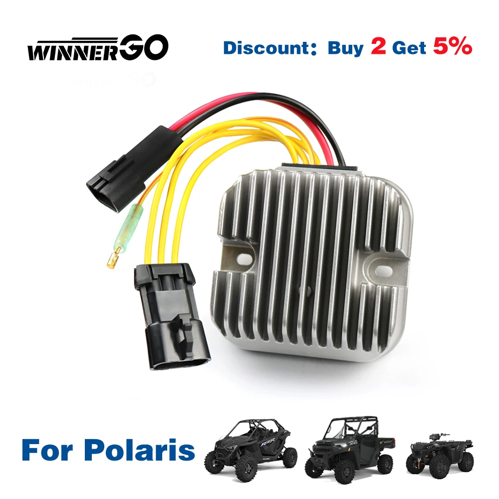 Voltage Regulator Rectifier for Polaris Ranger 500 800 Crew 800 4X4 Sportman 800 6X6 RZR800 RZRS800 RZR4 800 EFI 2010-14 4012748