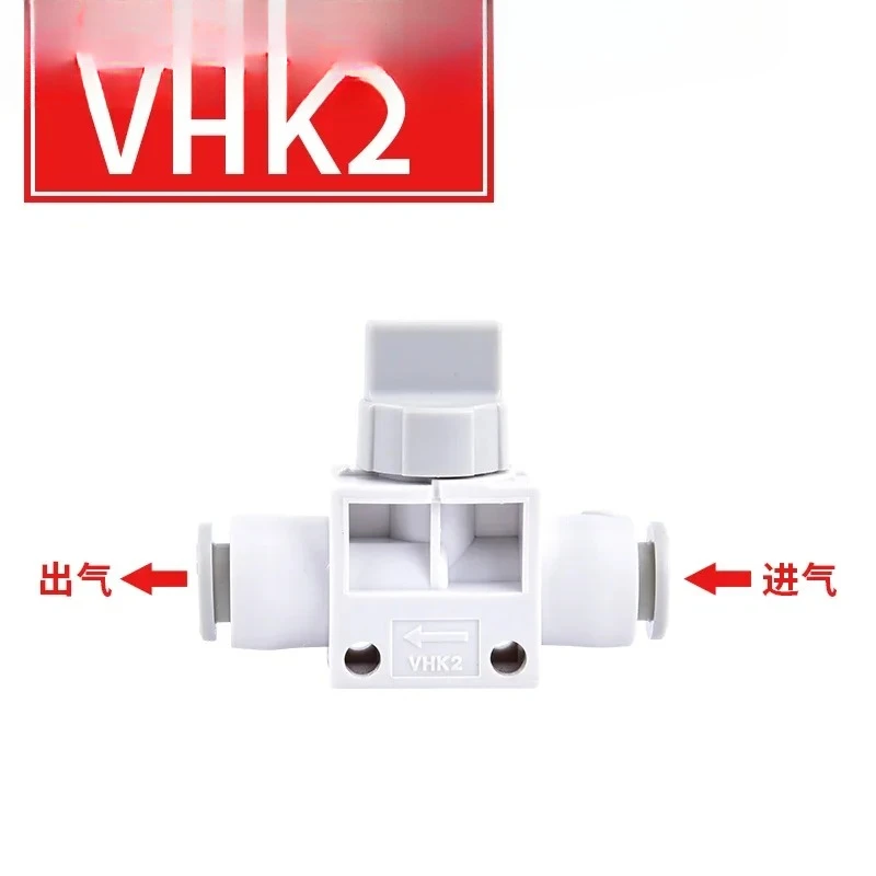Тип SMC, трахея, разъем HVFF, ручной переключатель, клапан, ручной клапан VHK3/VHK2-04 06 08F/10F/12F