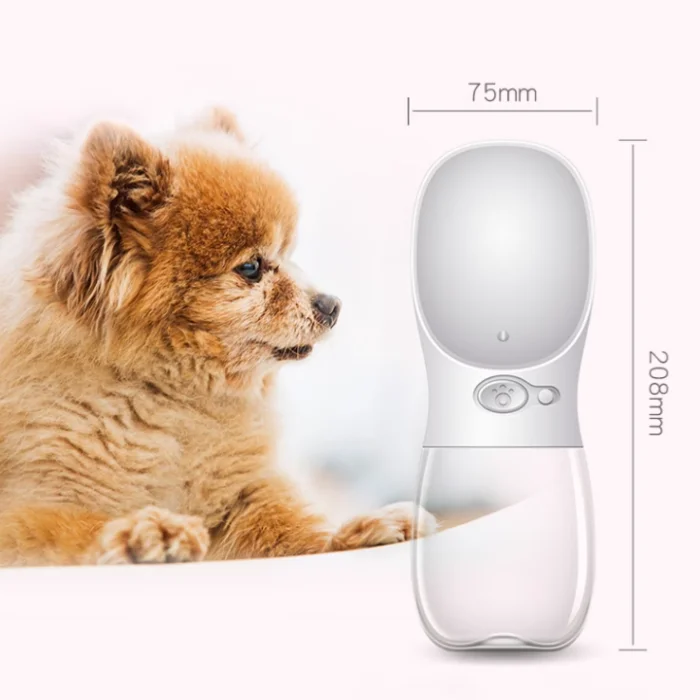 350ml Hot Sale Leak Proof Portable Travel Dog Water Dispenser Lightweight Outdoor Walking Hiking Portable Dog Water Bottle