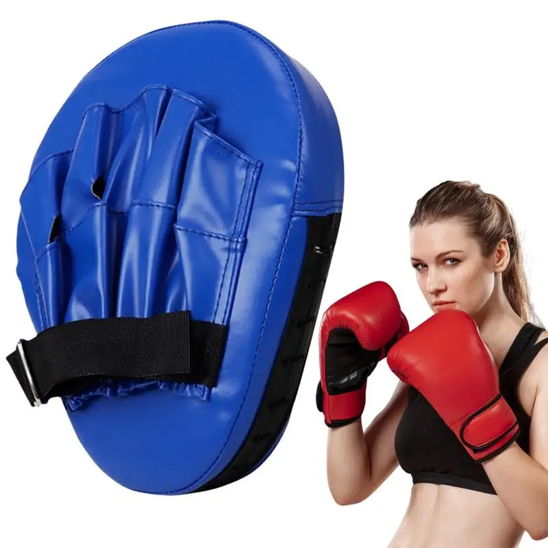 Boxing Mitts Curved Punching Mitts Training Gear Punching Training Hand Pads Adjustable Thick Durable For Karate Kickboxing