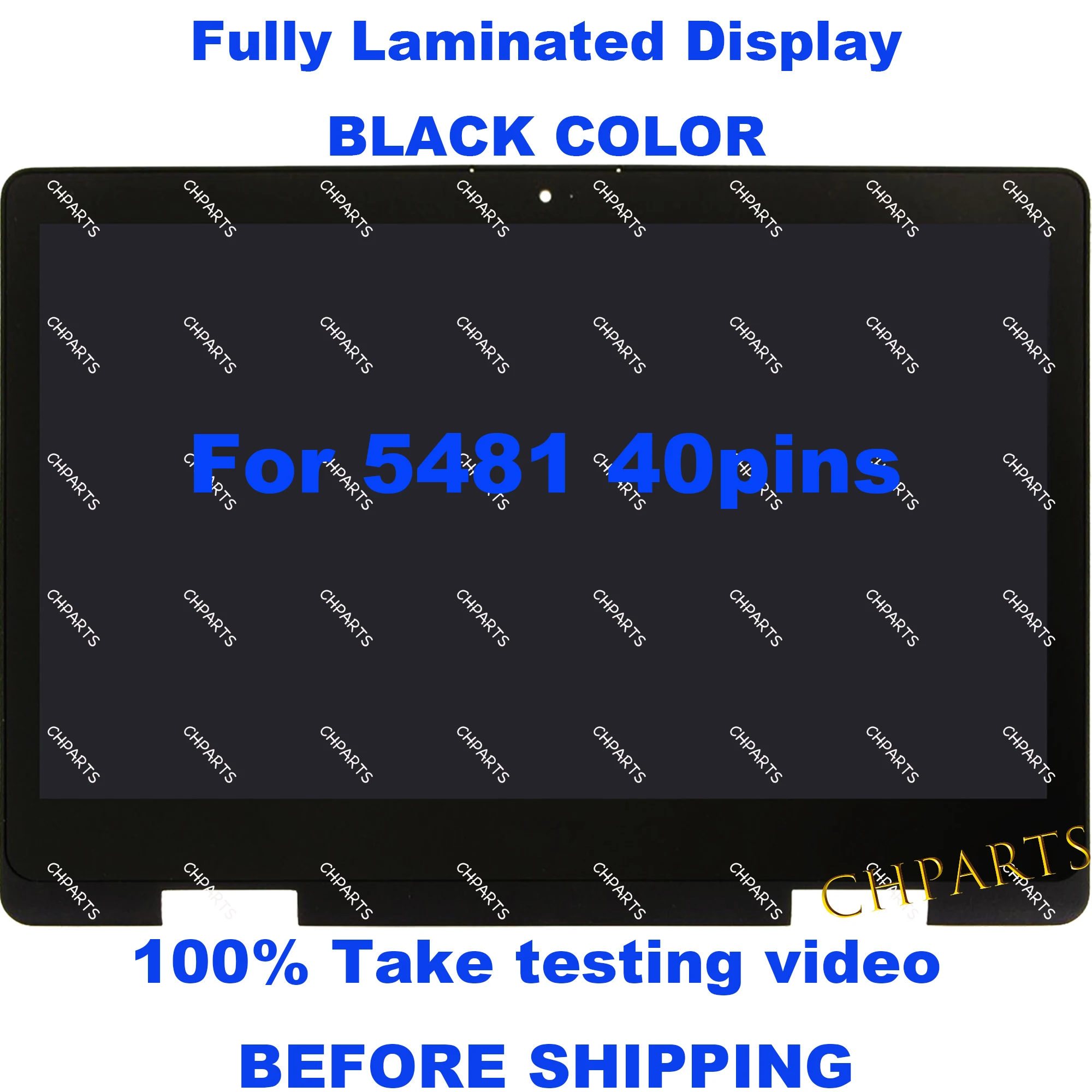 

14" 1080p For dell inspiron p93g p93g001 14 5481 5482 5485 5491 2-in-1 LCD Touch Screen Replacement Assembly With Frame