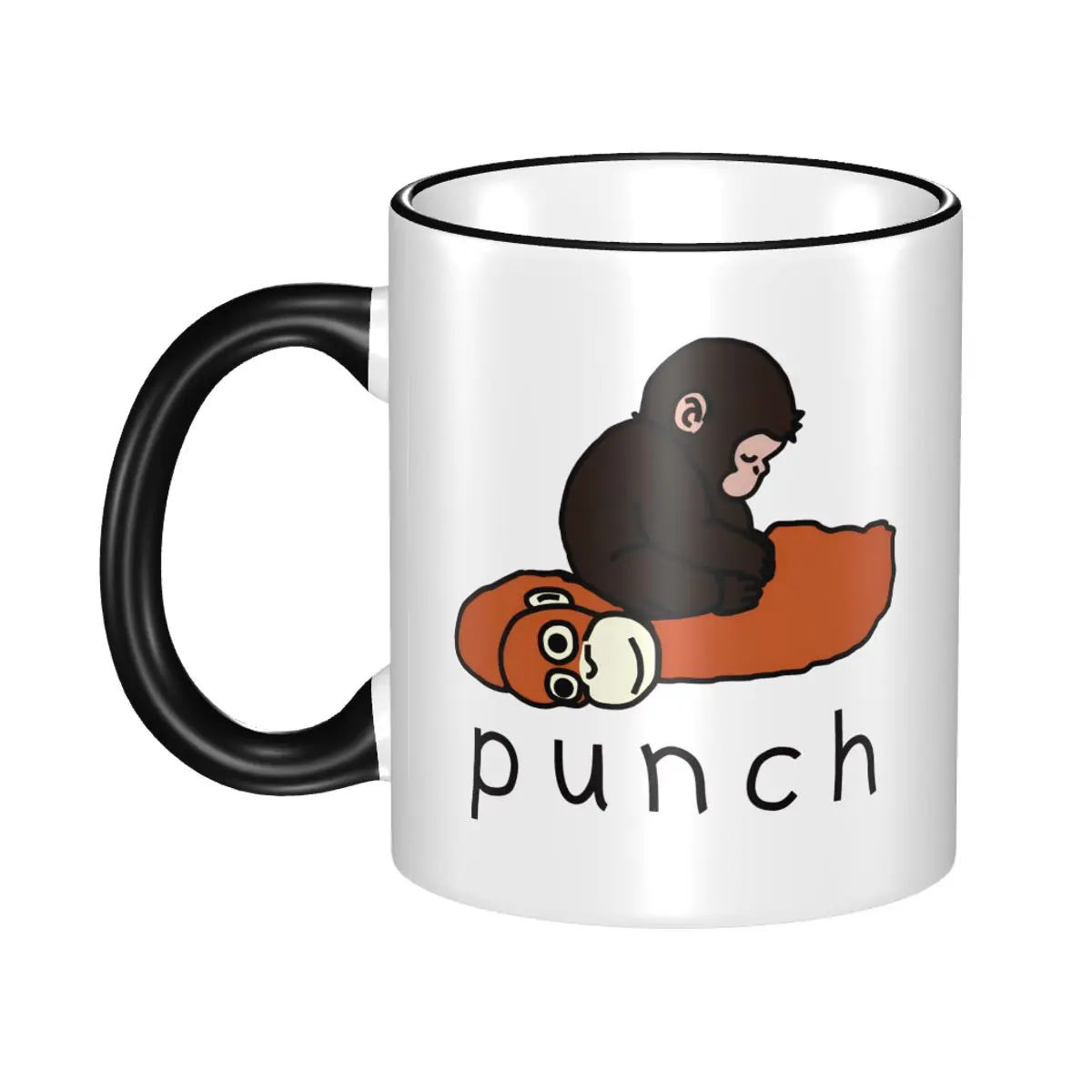 Cute Punch Monkey Coffee Mugs Cute Tea Cups For Bedroom