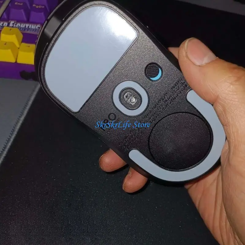 E65E 1SET Round Round Murved Mouse Mouse Mouse Skates Pad for Gprox Superlight 2 #2