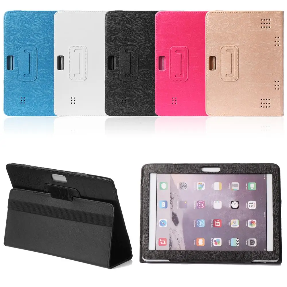 

High Quality Universal Leather Cover Protective Shell Case Flip Stand For Android Tablet PC 10.1 inch
