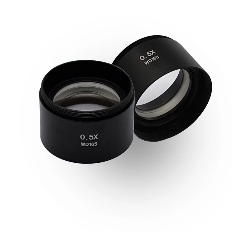 

Industrial Microscope Accessories Diameter 48mm Stereo Microscope 0.5x Barlow Auxiliary Objective Lens
