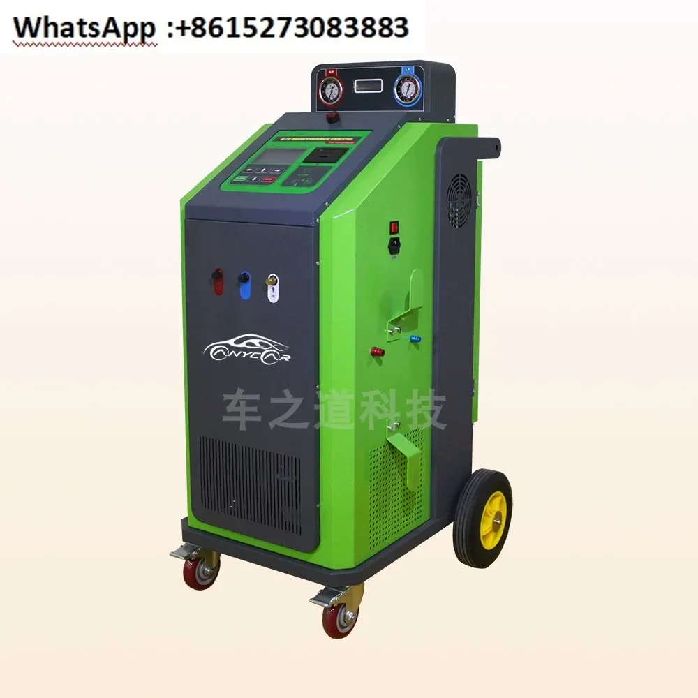 Automatic car air conditioning non dismantling cleaning machine AMC-800A refrigerant recovery and filling machine