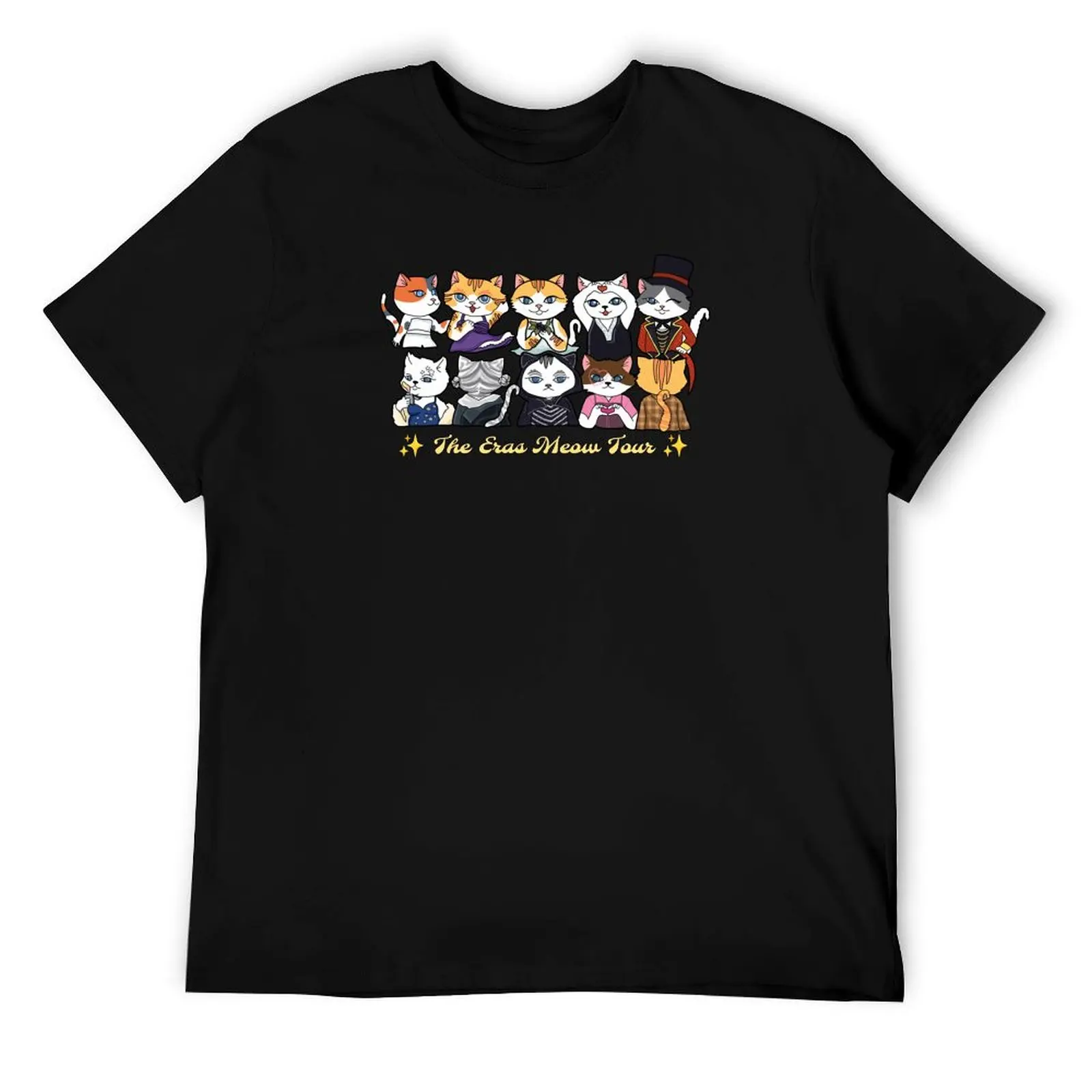 

The Eras World Tour (Cat's Version) Digital T-Shirt printed t shirts for man t shirts for man cotton anime tshirt T-Shirt