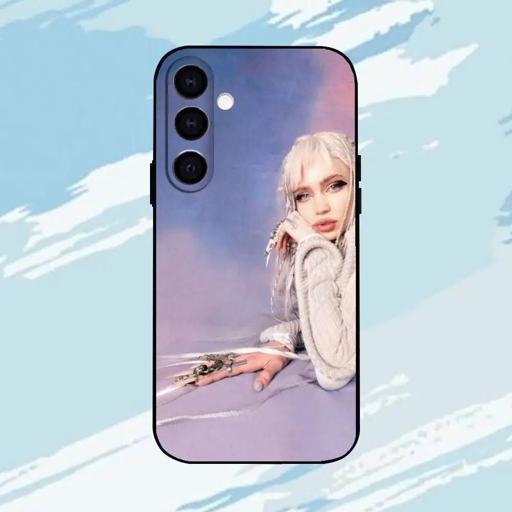 حافظة هاتف SS-Shockproof G-Grimes COOL لهاتف سامسونج جالاكسي A73,A72,A71,A70,A53,A52,A51,Black Shell ll