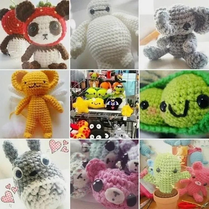 50/100 stücke Augapfel Schwarz Kunststoff Plüsch Sicherheit Augen Amigurumi für Spielzeug Kinder Diy Handwerk Lustige Spielzeug Augen Tier puppe